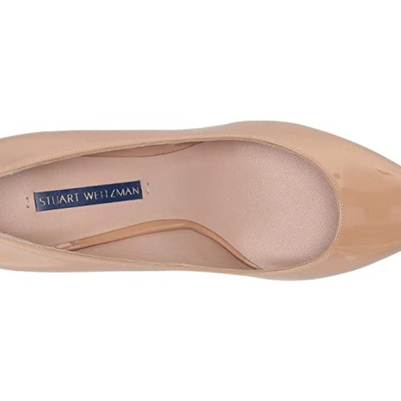 Stuart Weitzman Pump shoe beige/nude leather 9 new - Picture 5 of 16